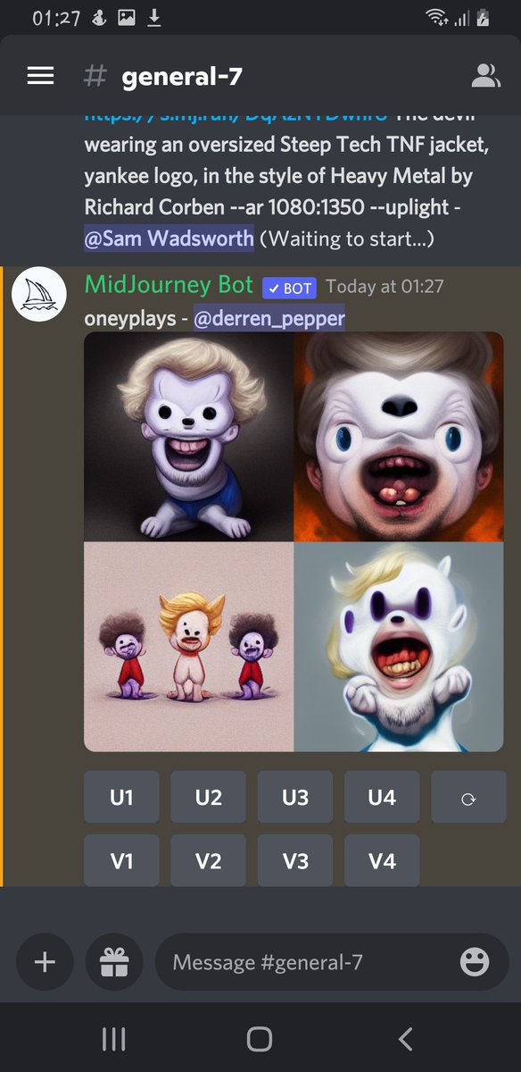 big mucle man (@big_mucle_man) on Twitter photo So <a href="/OneyPlays/">Oney Plays</a> the art ai thinks this is what you look like, love your hair in the first one So <a href="/OneyPlays/">Oney Plays</a> the art ai thinks this is what you look like, love your hair in the first one