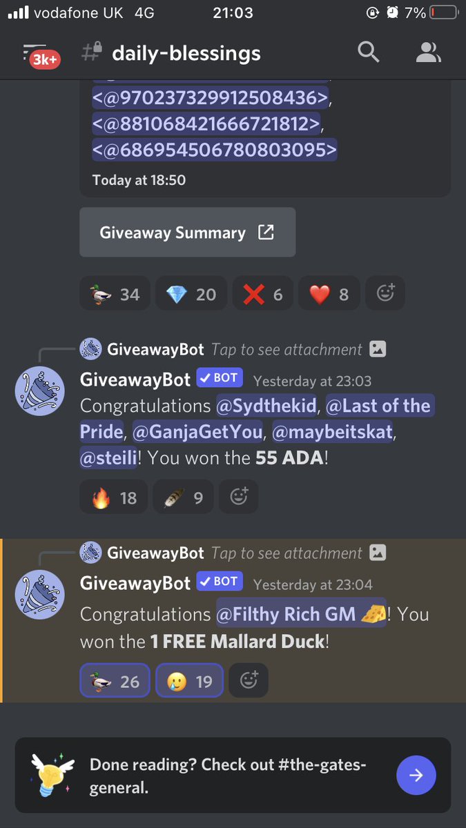 FilthyRichGm's tweet image. Invitation holders of @MallardOrder #CNFT

Make sure you get yourself into Discord. Daily giveaways! 🤯 

No wonder invitations are at 1900+ $ADA...

🦆 

#NFT #CardanoNFT