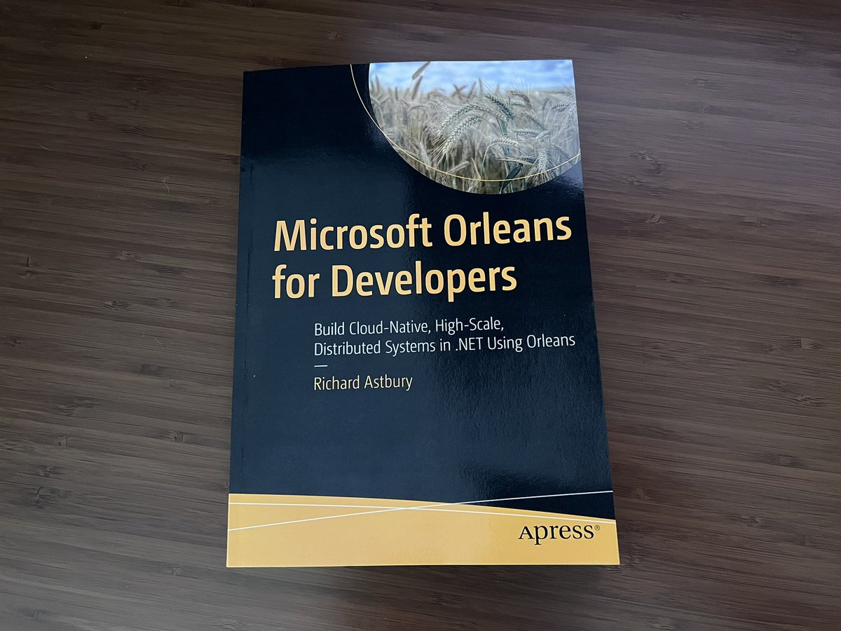 Hot off the press, my weekend read arrived today: <a href="/msftorleans/">Microsoft Orleans</a> for developers 🤓📚