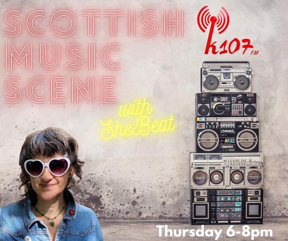 SheBeat (@shebeatmusic) on Twitter photo Catch the latest episode of #ScottishMusicScene on <a href="/k107radio/">K107 FM</a> tonight 6-8 & treat your ears to boss #newmusic & some #oldfavs while we're at it 🎶✨ Tunes from <a href="/TheRezillos/">The Rezillos</a> @SeriousAdults <a href="/shedrewthegun/">she drew the gun</a> <a href="/badly_drawn_boy/">Badly Drawn Boy</a> <a href="/redolentband/">rEDOLENT</a> <a href="/katienicmusic/">katie nicoll💫</a> @louisrivemusic & more! Catch the latest episode of #ScottishMusicScene on <a href="/k107radio/">K107 FM</a> tonight 6-8 & treat your ears to boss #newmusic & some #oldfavs while we're at it 🎶✨ Tunes from <a href="/TheRezillos/">The Rezillos</a> @SeriousAdults <a href="/shedrewthegun/">she drew the gun</a> <a href="/badly_drawn_boy/">Badly Drawn Boy</a> <a href="/redolentband/">rEDOLENT</a> <a href="/katienicmusic/">katie nicoll💫</a> @louisrivemusic & more!