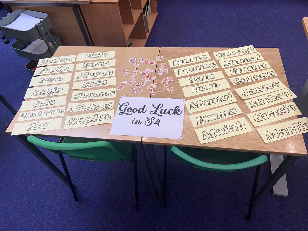 A wee minding for my lovely S3’s  as they move into their National 5 classes!🌻