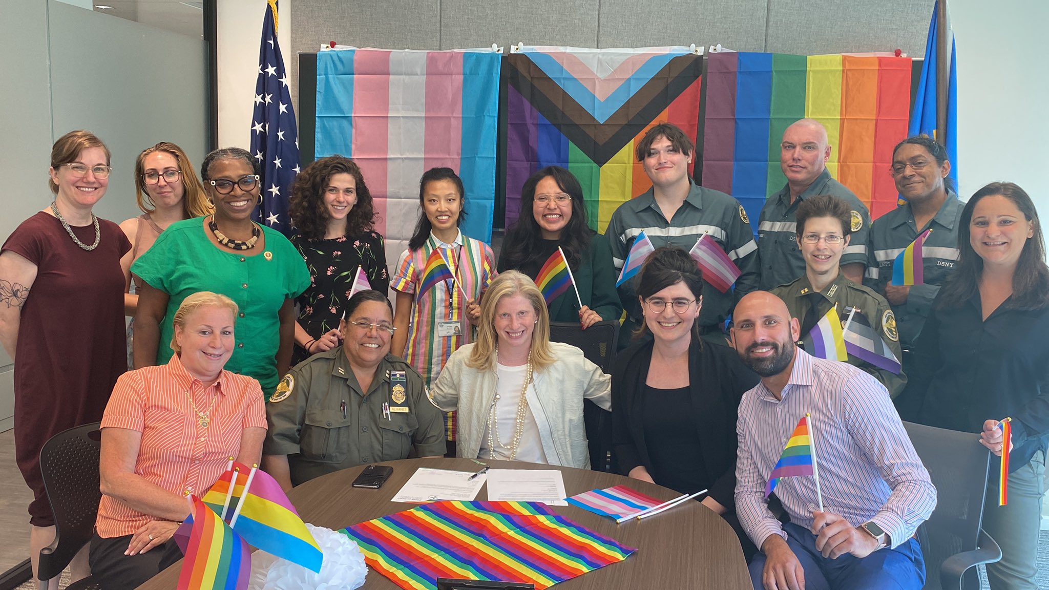 NYC Sanitation on Twitter "NewYorksStrongest are also the Proudest today! With Commissioner