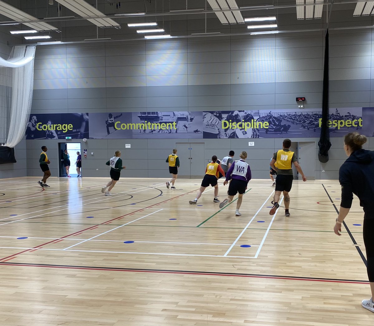 DartmouthBRNC's tweet photo. Today our Officer Cadets got an introduction to some grassroots sports including rugby, football, netball and water sports. Thank you to those from @HMSTEMERAIRE that supported the event.

@NAVYfit #sports #grassroots https://t.co/V9EmmOWww2