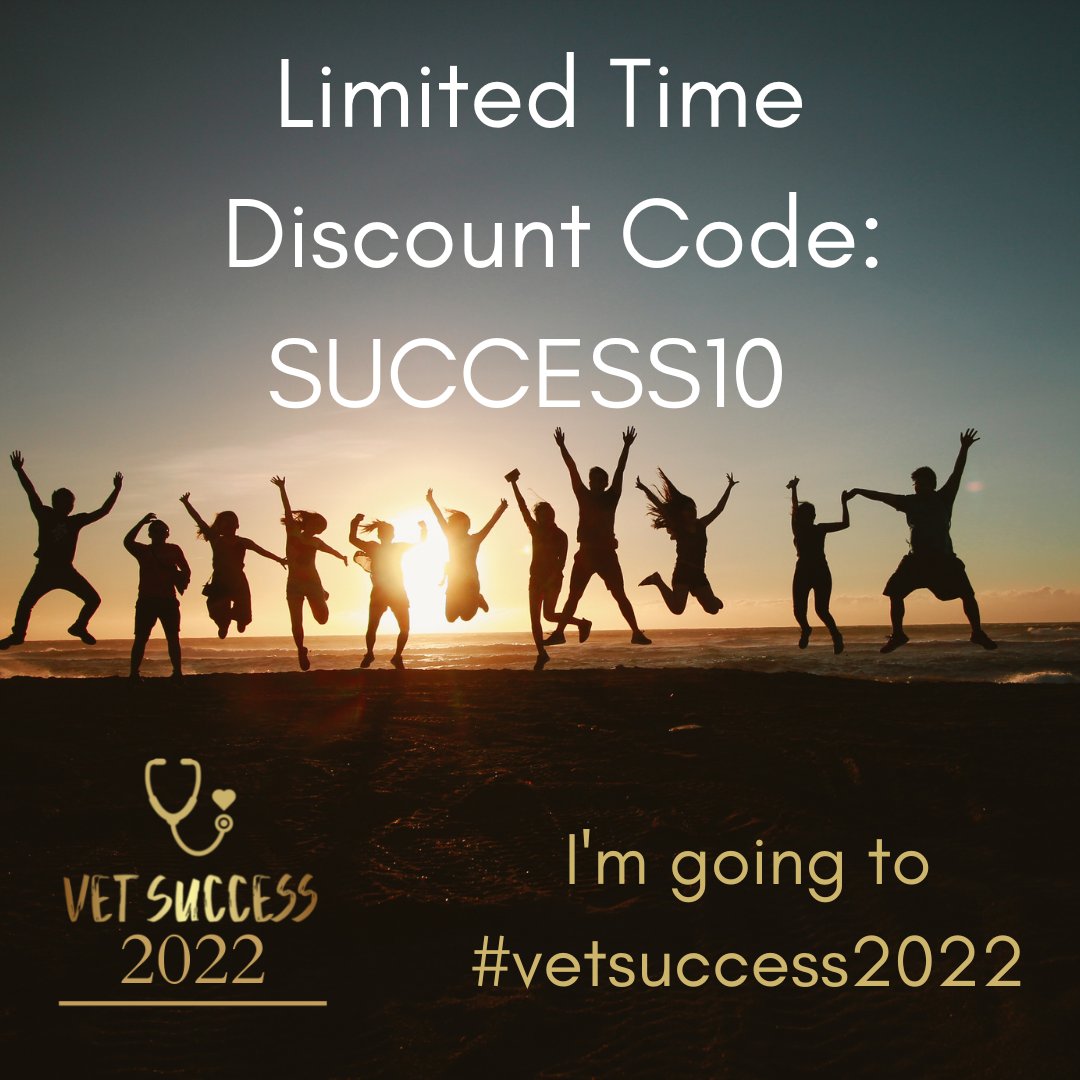 Get your tickets for Vet Success now - vetsuccess.ie/attend/
1 day or 2! Both days plus social! Social only! It's up to you - don't miss this unique conference experience 😉🌟