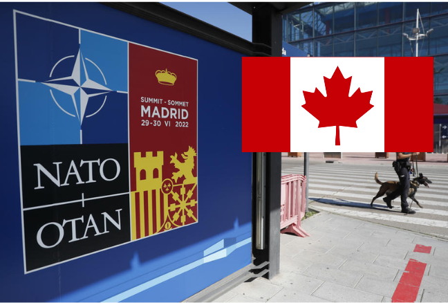 NATOCanada's tweet photo. Based on todays discussion, how will the @NATO #MadridSummit play out here in Canada? 🇨🇦
- Canada needs to ramp up its #cybersecurity 
- #Sweden and #Finland in NATO may mean new arctic strategy
- Canada’s #NATO may need to increase its #military presence

https://t.co/wGBTXu4rCM https://t.co/TWZLt5BWtX