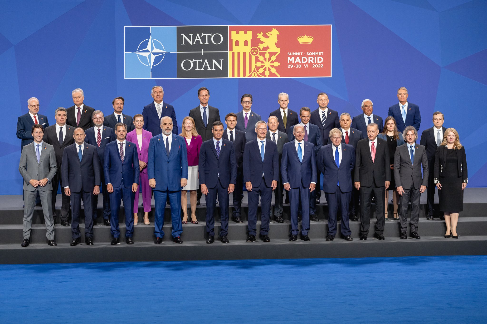 Leaders gather at the NATO Summit in Madrid