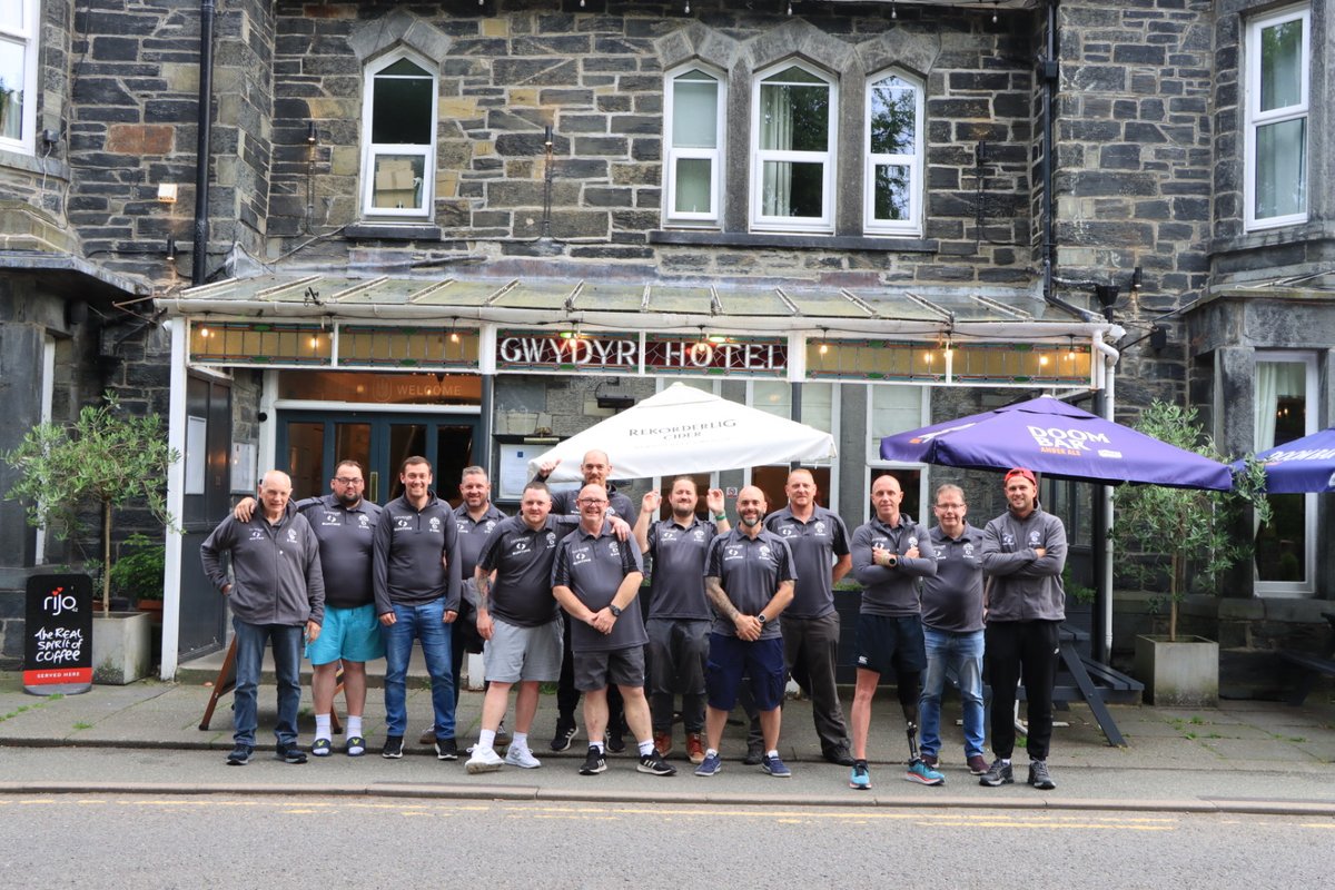 Great meal in the Gwydyr Hotel in Betws-y-Coed getting us prepared for tomorrow's start of the #10nTaff for <a href="/tyhafan/">Tŷ Hafan Children's Hospice</a> and they kindly sponsored us!!!  Thank you! <a href="/5in55/">#BikeBoatBoot</a>