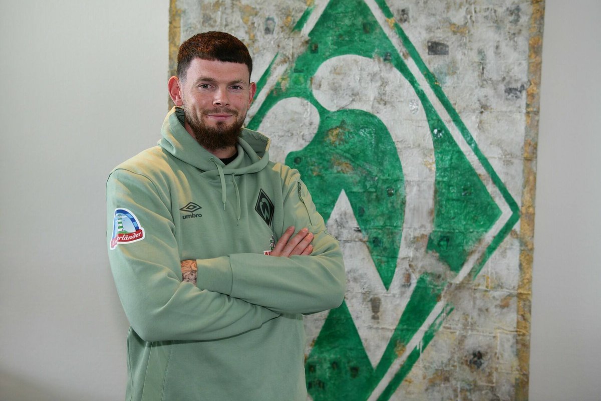 TransferNewsCen's tweet photo. OFFICIAL: Werder Bremen have signed forward Oli Burke from Sheffield United for an undisclosed fee. https://t.co/22vc2DoFNm
