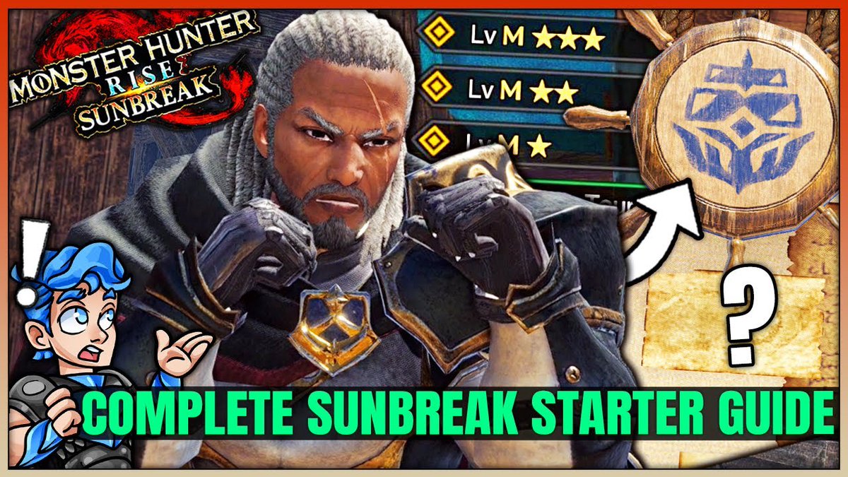 SUNBREAK!
We've been extremely lucky to be able to play Sunbreak a early!
My very first video on the topic, is a beginners guide to the many new mechanics that may overwhelm you otherwise - hope it's helpful.
(Spoilers avoided as much as possible)
youtube.com/watch?v=NS-N8z…