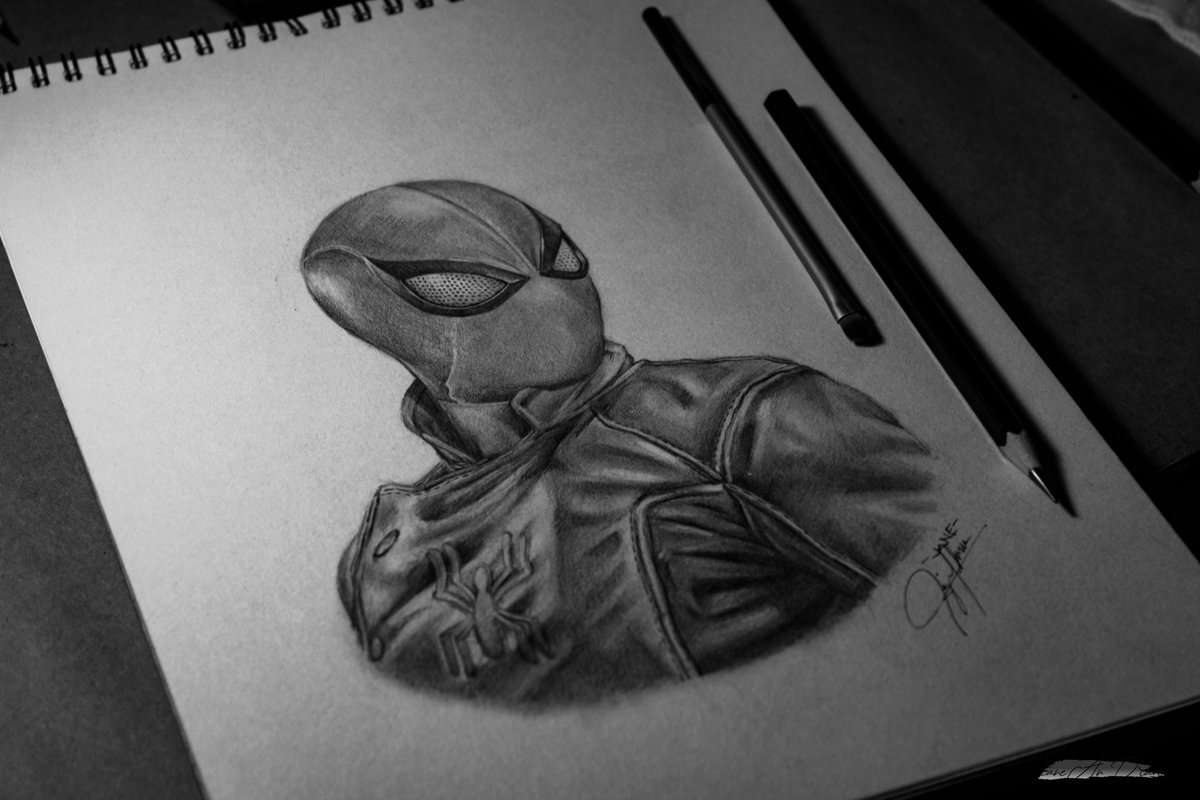 JaneAnDraws's tweet photo. Last Stand PS4 suit
Spider-Man of Earth-312500
@MarvelUnlimited @Marvel
#spiderman #laststandspiderman #fanart #marvel #marvelcomics #drawing #freehanddrawing #blackandwhite #fanart #spidermanfanart #marvelfanart https://t.co/L2r4W6kxui