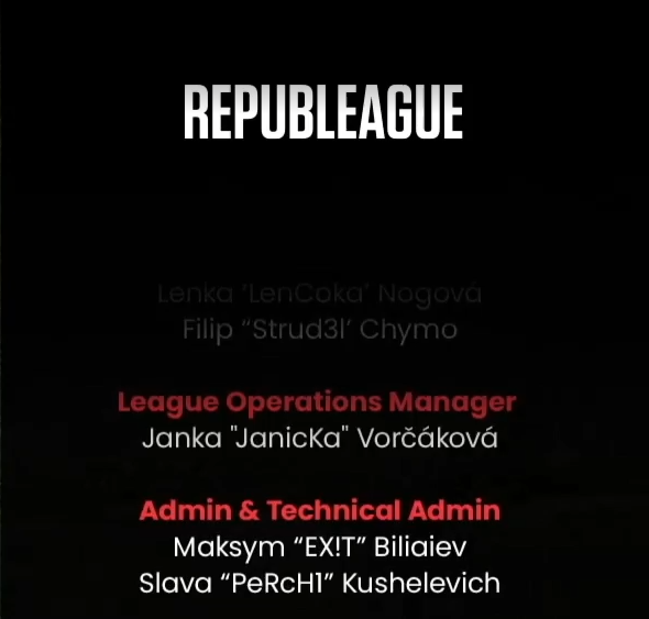 perch1337's tweet photo. Another good tournament has ended and I was glad to be a part of it, hope to work with you again soon @REPUBLEAGUE @JanicKa953 ❤️ https://t.co/jc59yl6RNj
