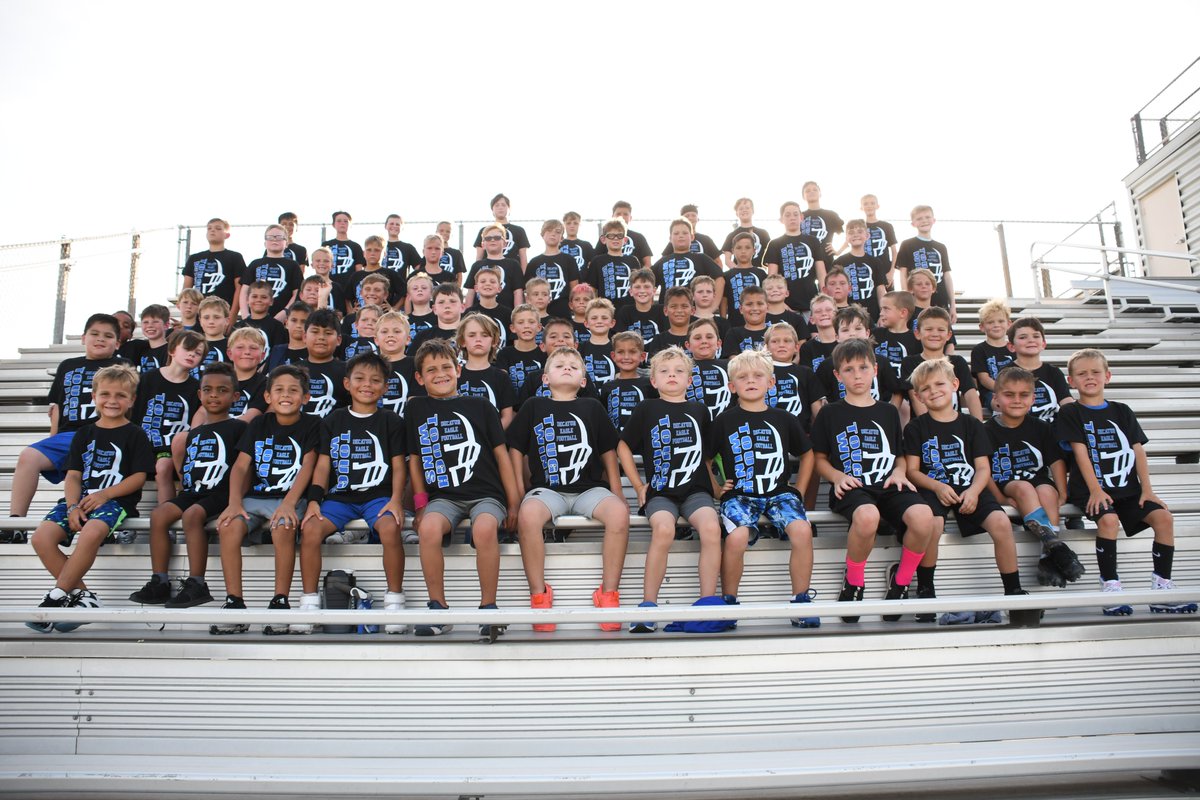 The Eagle Football Coaching staff had a GREAT time last week working with the future of Decatur Eagle Football.  The future looks bright for this crew of young men!