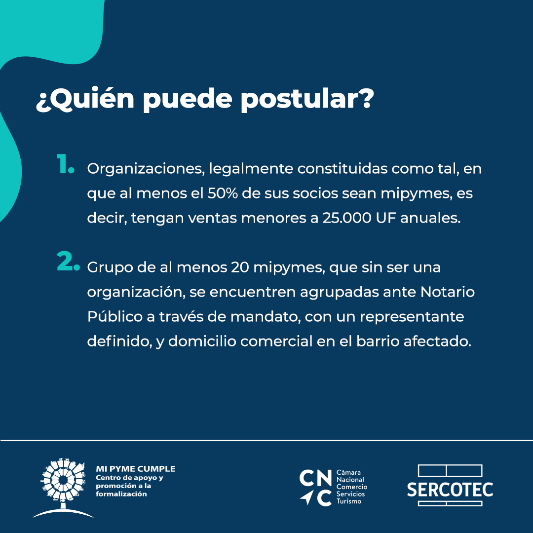 MiPymeCumple's tweet photo. ¿Conoces la convocatoria del programa “Recuperemos tu Barrio” de @Sercotec_Chile ? 👀 Este es un Programa especialmente enfocado a Pymes 🎉
¡Te dejamos todos los detalles en las imágenes! 😎
La convocatoria puedes encontrarla en: 🔗https://t.co/TnIqNHNTAG https://t.co/dzDbyOSvJM