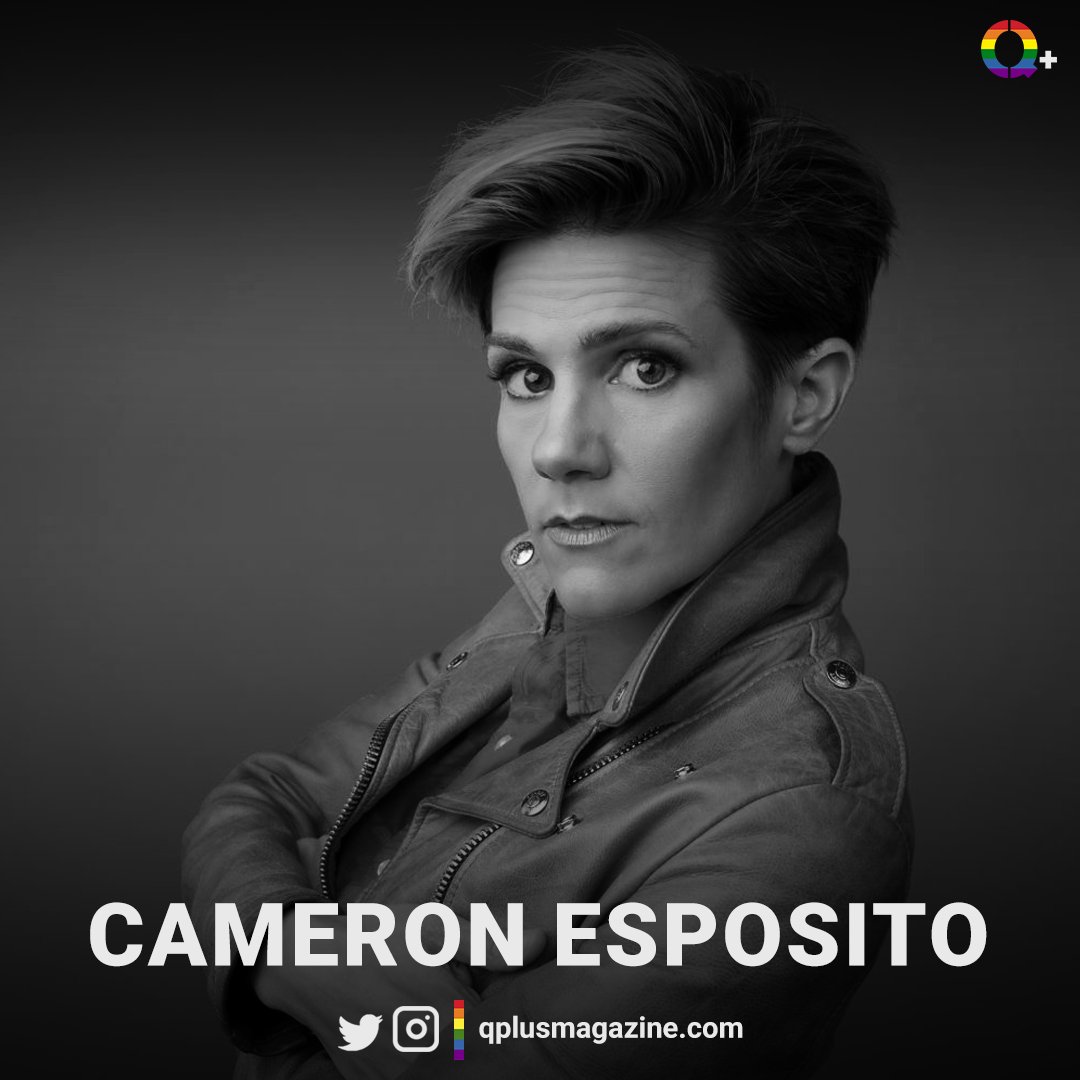 QPlusMagazine's tweet photo. Actor, comedian, author, & podcast host @cameronesposito is probably best known for their show #TakeMyWife & their podcast #Queery. But they're also a passionate advocate for our community, feminism, social justice, & members of marginalized communities. 🙌🏳️🌈❤️ #Pride https://t.co/EZWam7zgXx