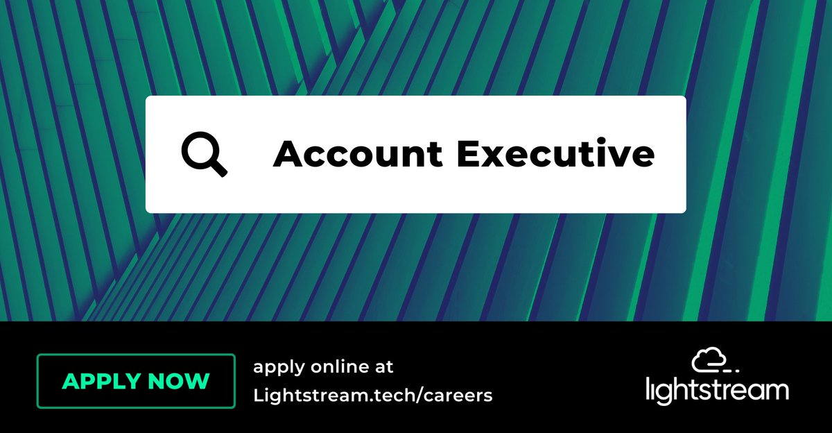 We're hiring!

Have experience across security strategy, sales, and Go-To-Market roles? Come join our team as an Account Executive!

Interested applicants can apply here: lightstream.tech/careers/

#nowhiring #techjobs #sales #lightstream