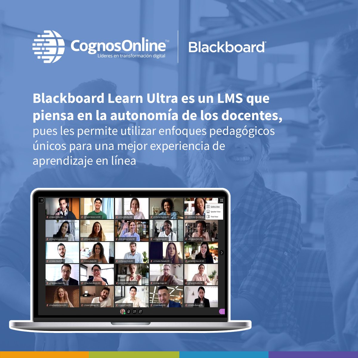 CognosOnLine's tweet image. ¡Nada más efectivo para el aprendizaje que una metodología personalizada! 🧰 Permite que tus docentes tengan el control de sus clases con #BlackboardLearnUltra: el LMS ideal para una enseñanza más intuitiva. 

Conoce más. 👇
cognosonline.com/arg/blackboard…

#LetsAdvanceLearning #EdTech