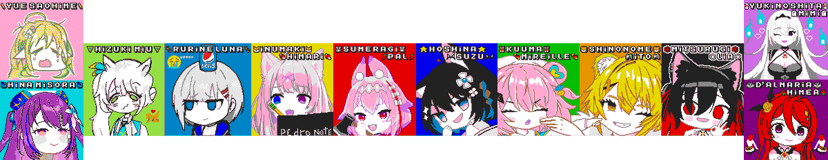WactorCanvas's tweet photo. And the Wactor PixelCanvas line, up to Gen 4 is done
A total of 192,114 pixels were placed, one per minute per person.
Individually would be more than 3201 hours but with the help of many Wactor Fans, all these pixel arts were done in 3 months.

[here]
https://t.co/sdXb7vsZtA https://t.co/YXkuAqmMv7