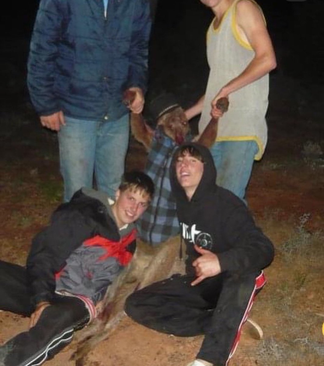 Cshells33Wells's tweet photo. β οΈ WARNING β οΈ
GRAPHIC IMAGES OF
WILDLIFE ABUSE!
No, wait..
It's just the government sanctioned commercial killing industry of our iconic kangaroos.
#KANGAROOTRUTH
#KANGAROOMEAT
@tanya_plibersek
@Coles
@woolworths
@EU_Commission
#AUSPOL
Images from QLD
https://t.co/j06ee1XcRI https://t.co/vEUcRYbrEg