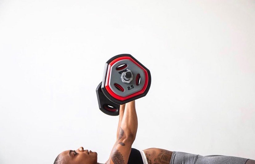 Train with versatility with the Cardio Pump Set by TKO. The sets includes 1 5lb 30mm diameter x 55" L steel bar covered with a comfortable foam grip, 2 x 10 lb., 2 x 5 lb. and 2 x 2.5 lb. Urethane coated plates, along with a pair of quick collars.

#fitness #health #workout #fit