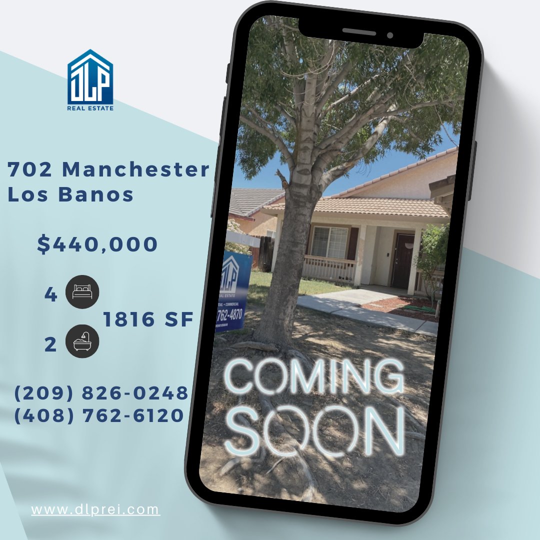DLP Real Estate, Inc. on Twitter SOON!📍 ️ Los Banos ⬅️ Click or call 📞 (209) 8260248