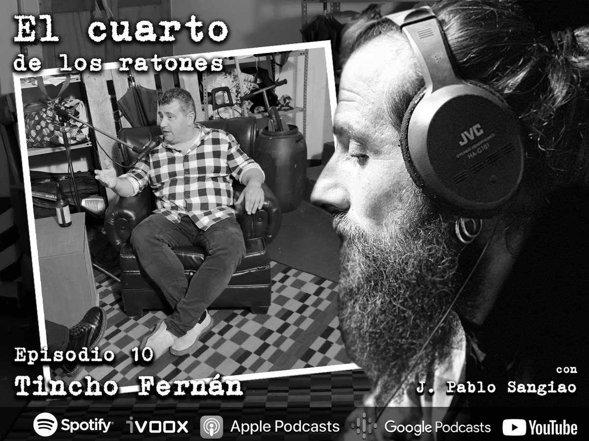 1️⃣ 0️⃣ Ya disponible el Ep. 10 de El Cuarto de los Ratones con <a href="/tinchofernanofi/">Tincho Fernán</a>  en plataformas de podcast y nuestro canal de YouTube.

Podéis ver el episodio aquí: 
youtu.be/AcKNPZu0dy0

Todos los links
linktree.com/cuartoratones
