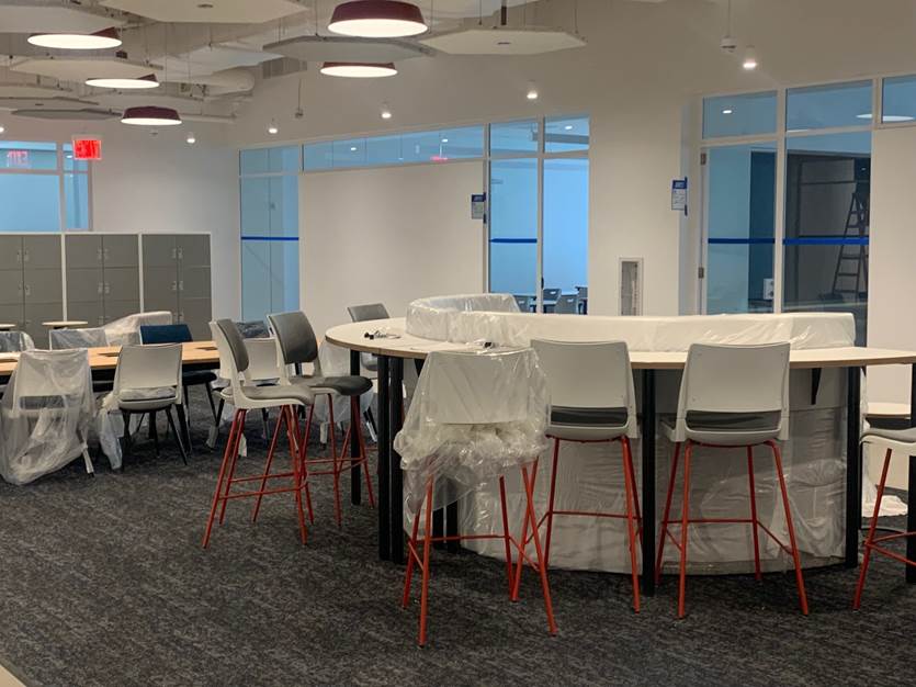 SFCNY's tweet photo. #WheelerWednesday โข New construction photos from our new campus! #SFC #SFCForward #RememberingRemsen ๐ฅ๐
1) Computer Lab
2) Coffee Bar in Cafeteria
3) Open Collaboration Space
Link in our story / here for a virtual tour of Wheelerโs progress! โก๏ธ https://t.co/kd8UaqYfl3
โค๏ธ๐ https://t.co/LkTAnnJVaP