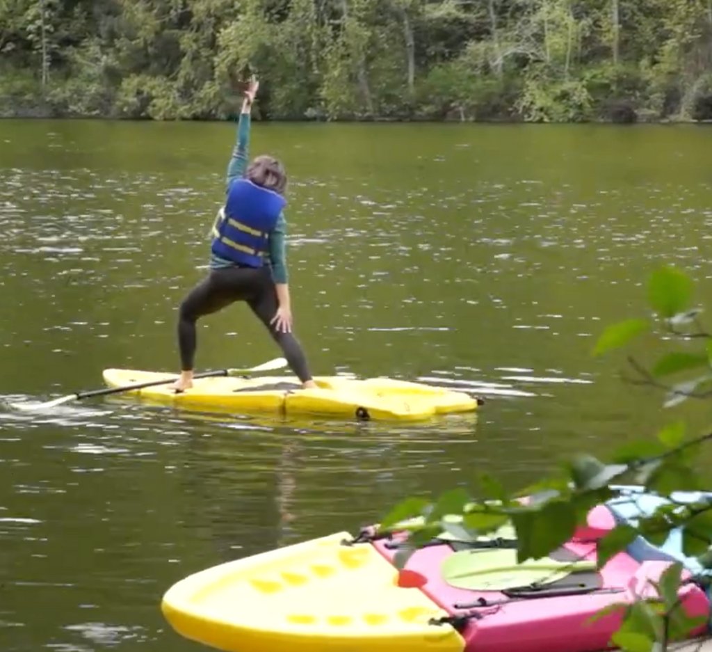 OrigamiPaddler's tweet photo. Whether you're a yogi looking for a new challenge or a paddling vet looking for a new way to experience the water - paddle yoga is an awesome way to get some exercise and inner peace. 

When you're planning your next adventure, set aside some time to enjoy the water in a new way! https://t.co/jLySvwRFaQ