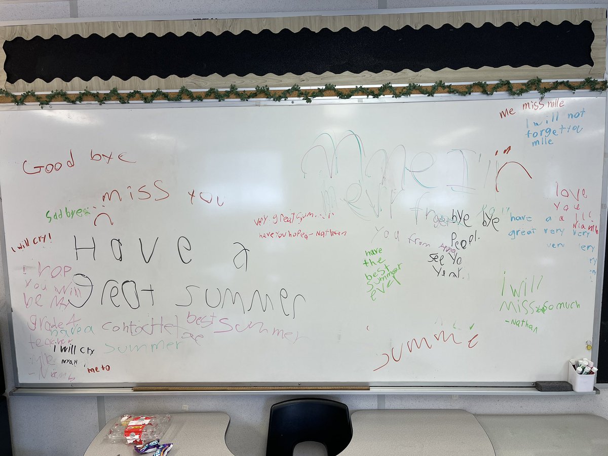 Selfies, class parties and a whiteboard I'm not ready to erase yet. Last day of Grade 3 was one to remember 💕 
A huge thank you to my students, their parents and my fellow teachers for working hard to make this year amazing! Enjoy your break and I'll see you in September ✌🏻