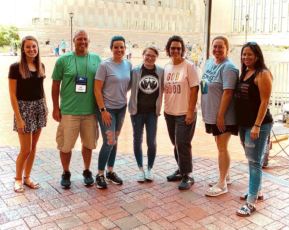 MrsEmmick's tweet image. My @WashCommSchools #CSPDWeekIN crew!!