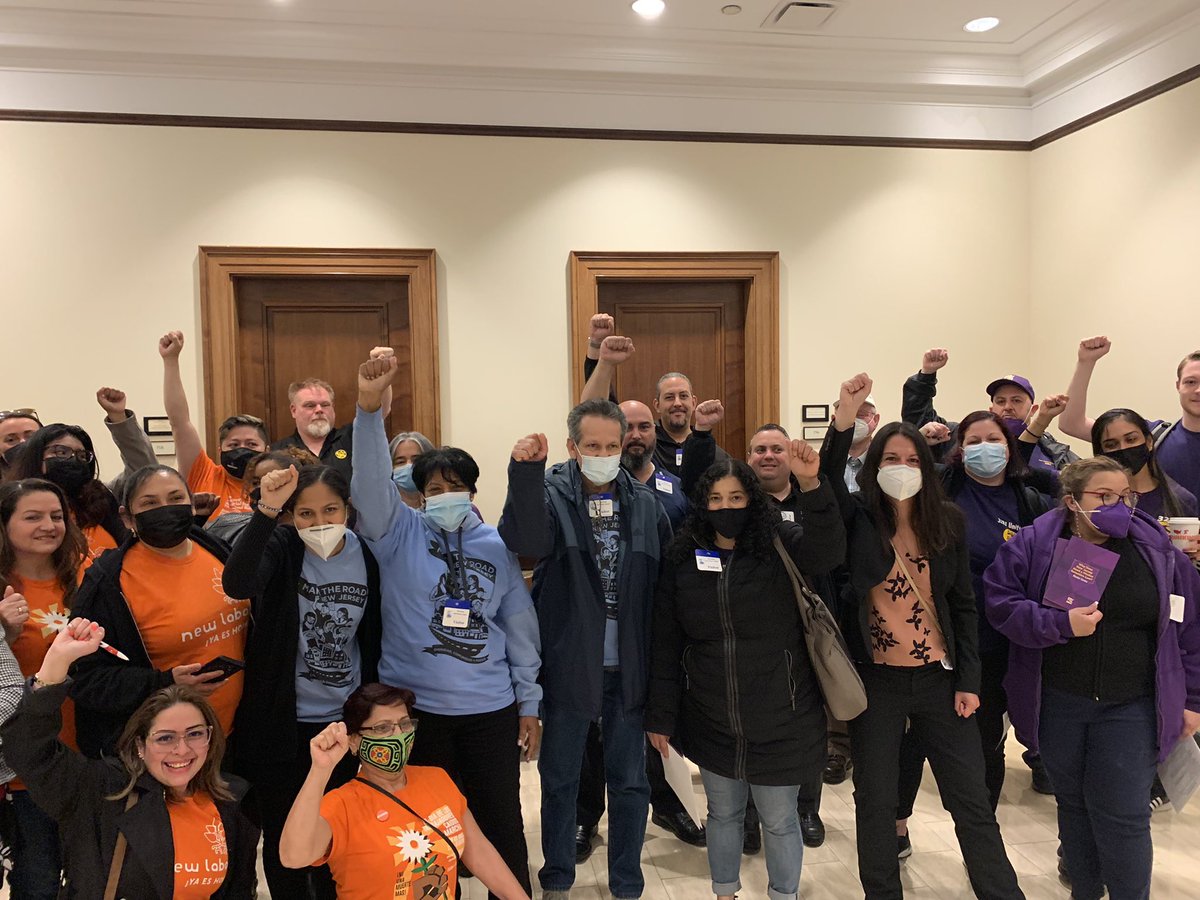 MaketheRoadNJ's tweet photo. ✨Thank you to all that made Temp Worker Bill of Rights win possible!

@NewLabor @NelpNews @32BJSEIU @IUPATDC711 @TempEmployees @NJAIJ @NJPolicy 

@SenatorJoeCryan @AswLopez 

@AChaparro33 @sadafjaffer @MilaJasey @shavondasumter @BenjieWimberly 

Now on to @GovMurphy’s desk! https://t.co/jVw0ZeH35E
