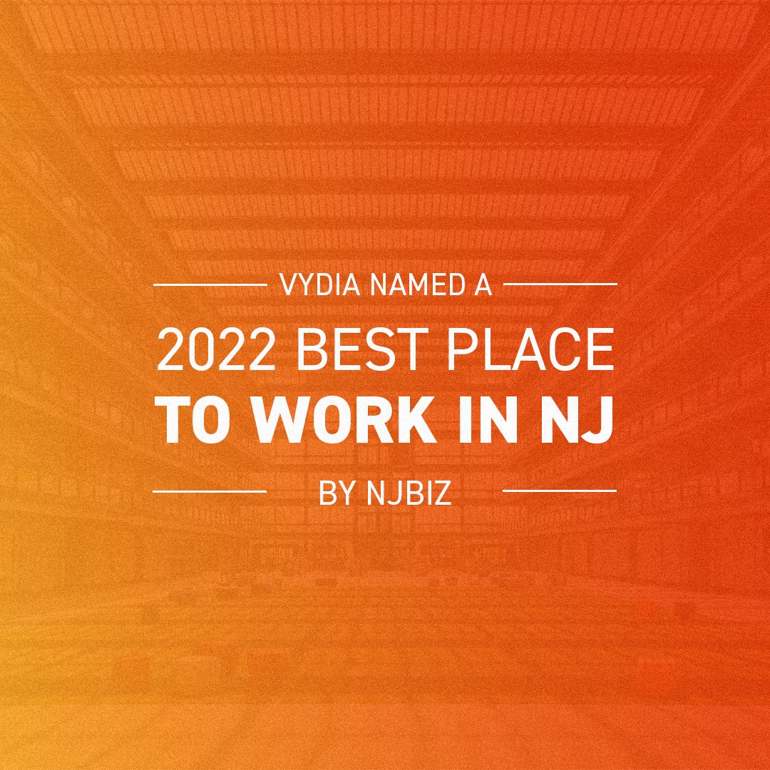 We are thrilled to announce that Vydia has been named a 2022 Best Place to Work by NJBIZ! This award, based on employee feedback, recognizes organizations that create an outstanding work culture. Thank you NJBIZ and congratulations to all of the honorees. #PoweredbyVydia