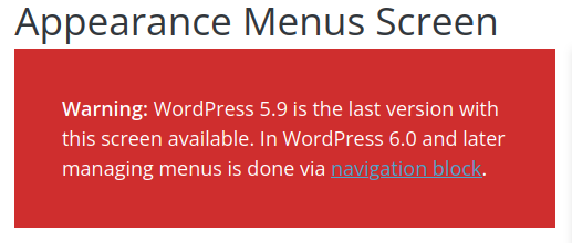¡Los menús de #WordPress han desaparecido y tú con esos pelos!