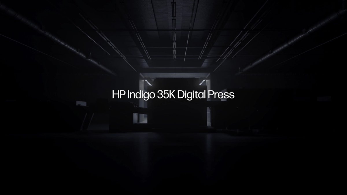 Image for the Tweet beginning: The #HPIndigo 35K Digital Press