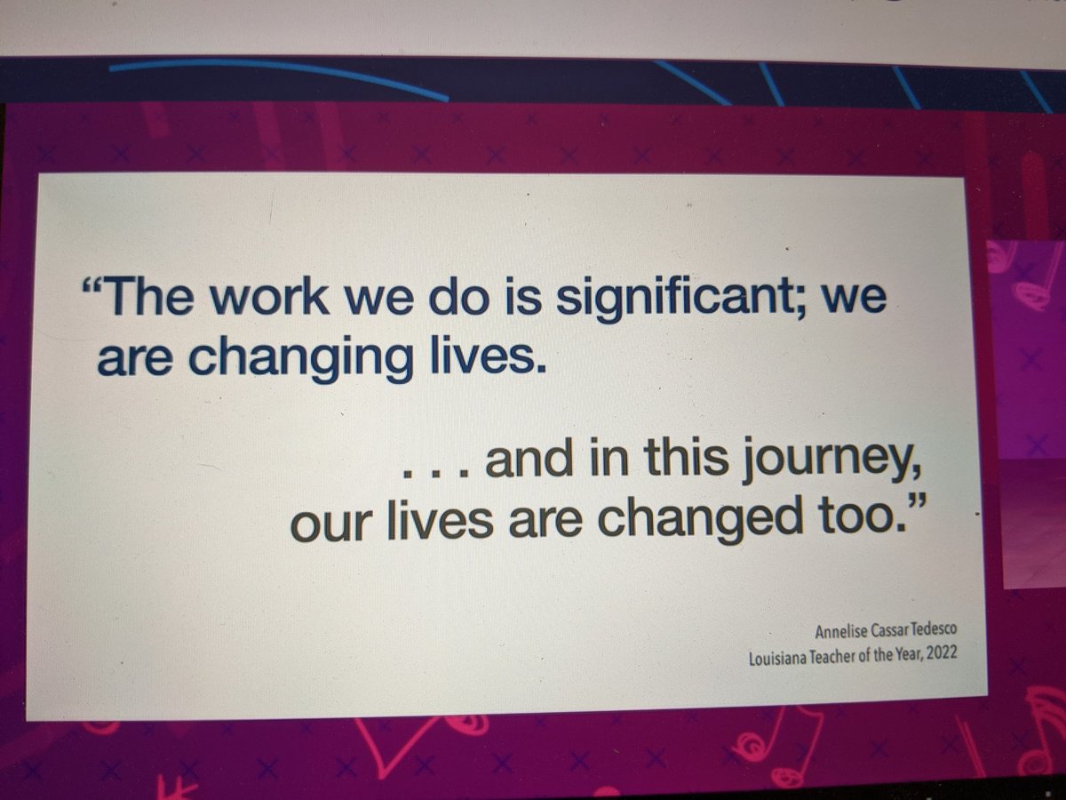 Powerful closing from <a href="/AnneliseCassar/">Annelise Cassar Tedesco</a>  at #ISTELive22