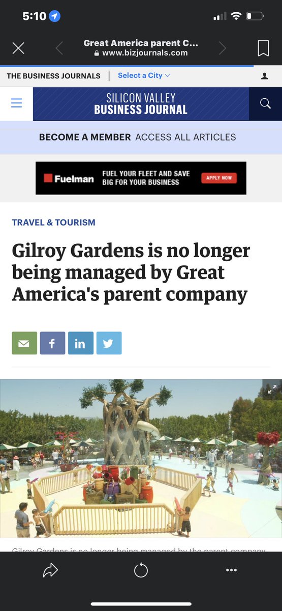 inamusements's tweet photo. BREAKING: Gilroy Gardens no longer operated by Cedar Fair. 

#cedarfair #gilroygardens https://t.co/3Z6ZpUmpvc