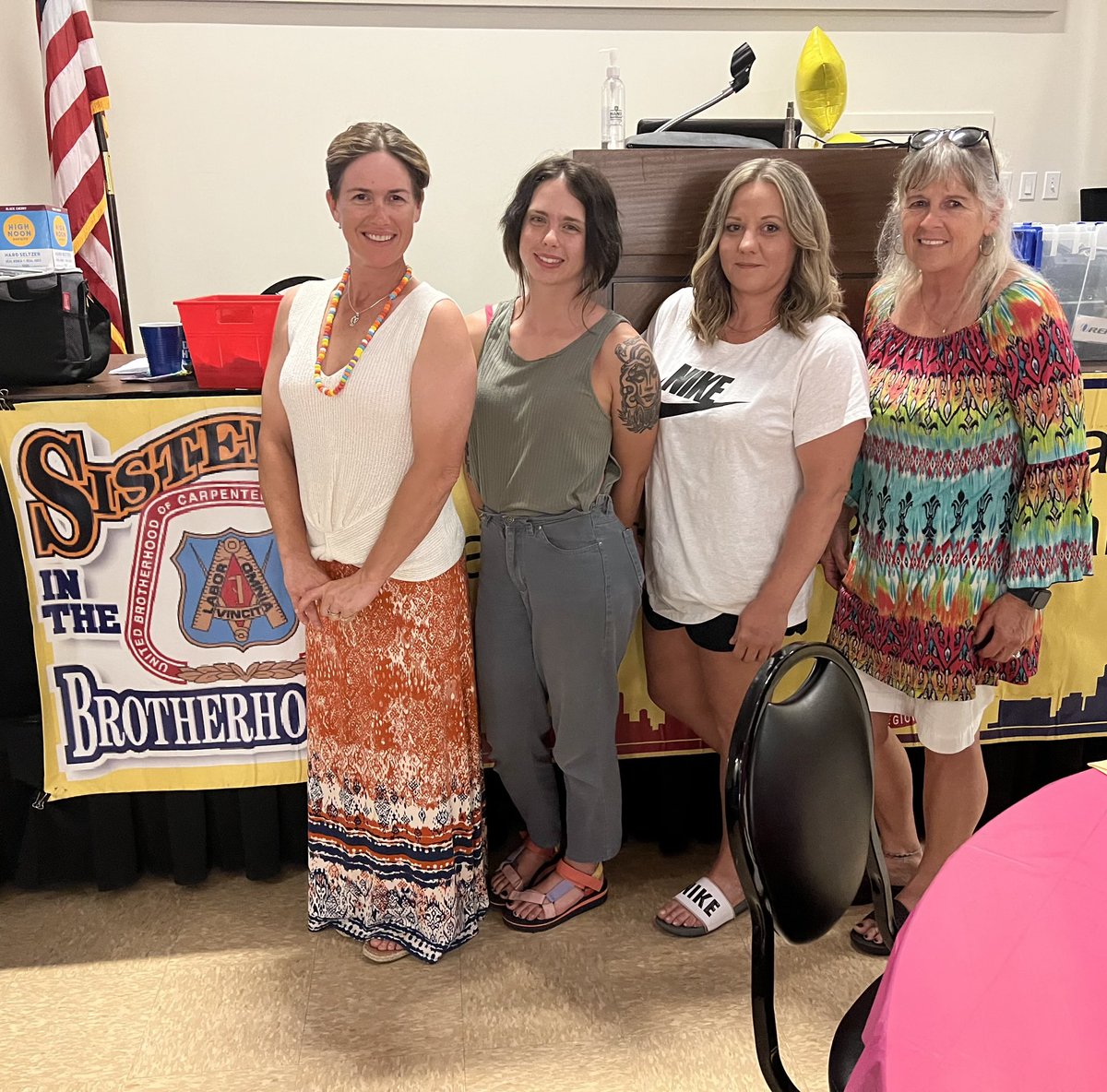 MidAmCarpenters's tweet image. Thanks to Carpenters #Local32 for donating their facility for Habitat for Humanity of St. Charles County’s Trivia Night. Our Sisters In The Brotherhood have been partnering w/ Habitat on this annual fundraising event and also partner on their Women Build Homes project every year!