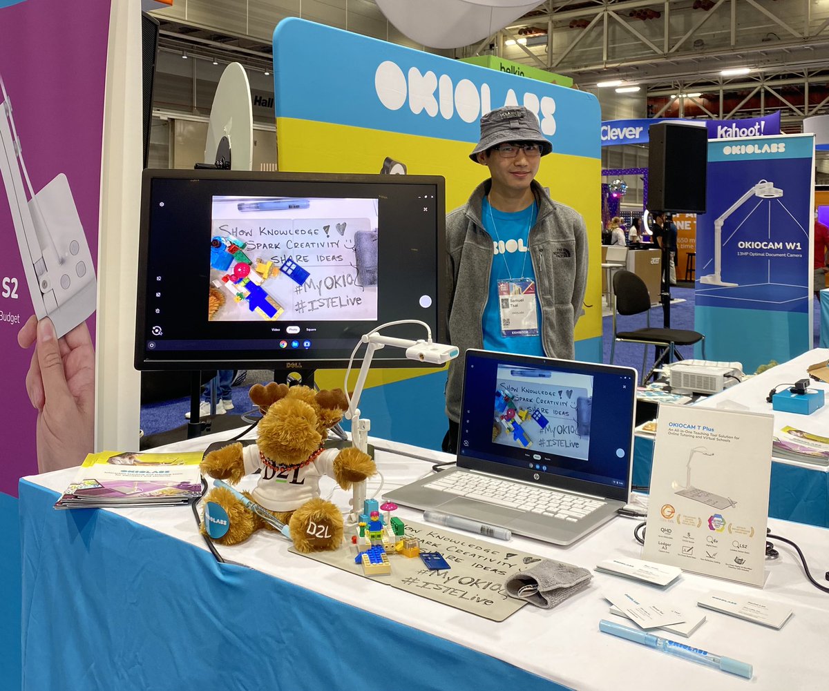 okiolabs's tweet photo. Thanks to all our #OKIOFans for a great first #ISTELive💙 We were so excited to meet you in-person after the virtual event last year, and you did not disappoint!🌟 We appreciate all the love and support and hope our giveaway winners love their new products! See you next year 👀 https://t.co/j8g3nsmJNI
