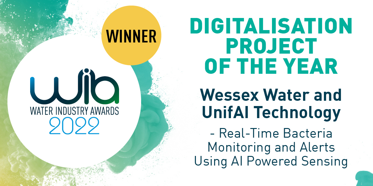 WWT (@uw_wwt) on Twitter photo Take a bow <a href="/wessexwater/">Wessex Water</a> and <a href="/UnifaiTech/">UnifAI Technology</a>! Winners of the Digitalisation Project of the Year for their Real-time Bacteria Monitoring and Alerts Using AI Powered Sensing project! #WaterIndustryAwards Take a bow <a href="/wessexwater/">Wessex Water</a> and <a href="/UnifaiTech/">UnifAI Technology</a>! Winners of the Digitalisation Project of the Year for their Real-time Bacteria Monitoring and Alerts Using AI Powered Sensing project! #WaterIndustryAwards