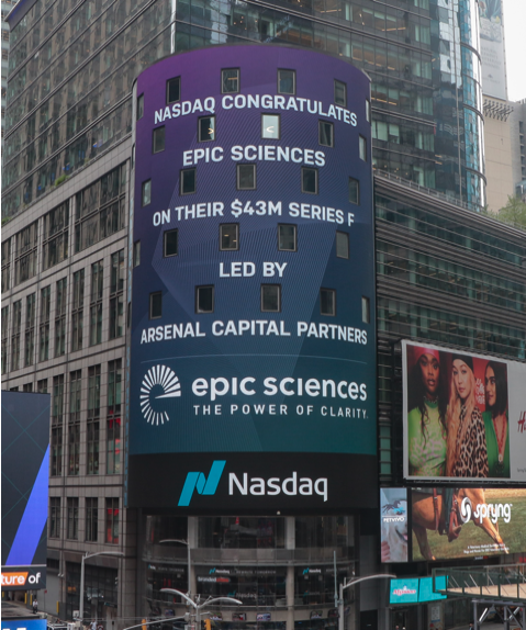Epic Sciences │ The Power of Clarity (@epicsciences) on Twitter photo Did you happen to see <a href="/EpicSciences/">Epic Sciences │ The Power of Clarity</a> featured on the <a href="/Nasdaq/">Nasdaq</a> MarketSite in NY Time Square last week? It’s exciting to have world-class investors that are committed to truly partnering with Epic and is a privilege to work with them to invest in improving care for cancer patients. Did you happen to see <a href="/EpicSciences/">Epic Sciences │ The Power of Clarity</a> featured on the <a href="/Nasdaq/">Nasdaq</a> MarketSite in NY Time Square last week? It’s exciting to have world-class investors that are committed to truly partnering with Epic and is a privilege to work with them to invest in improving care for cancer patients.