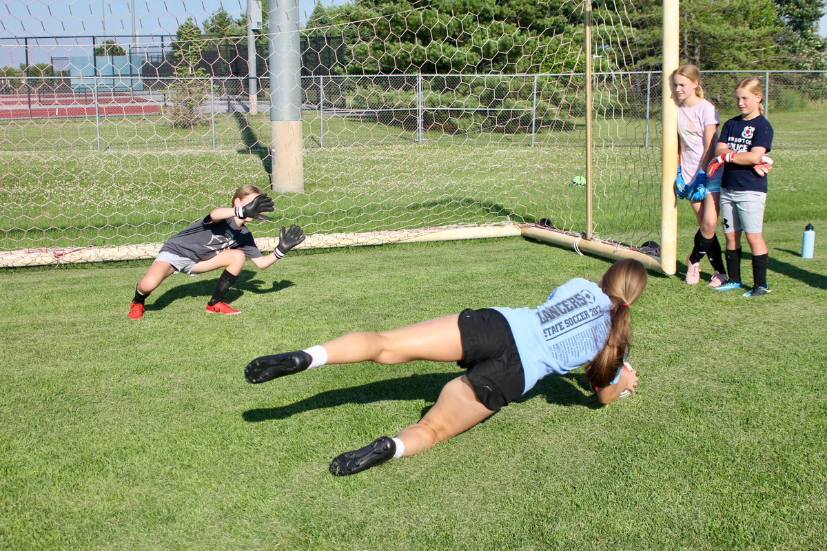 LadyLancersSocr's tweet photo. Two days of camp in. 80 campers, awesome coaches, and the best high school girls being full invested. Thank you all so much. Let’s bring the smiles these last two days in the heat. ❤️⚽️ https://t.co/OlOOKIZKVX