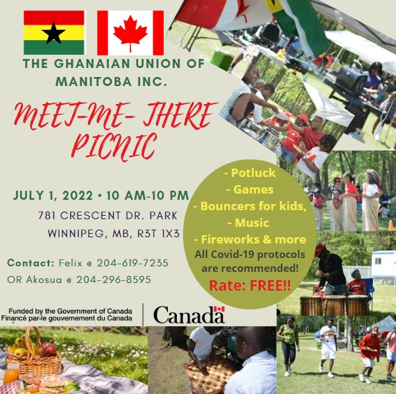 Blinked suddenly July 1st was this Friday😯 Join us for the return of our Meet-Me-There picnic at Crescent Drive Park. Free to attend but it is a potluck; please bring something to share! Hope to see you there😀

Made possible in part by the Government of Canada