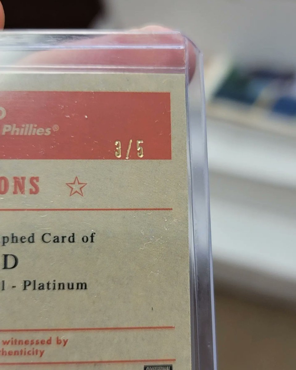 KnTSportscards's tweet photo. Killer pull of the MVP Topps Chrome Platinum Anniversary 2021 Ryan Howard Auto red /5 #toppschrome #toppschromeplatinumanniversarybaseball #kntsportscards #Topps #ryanhoward #lcs #toppsdirect #mvp #cardshop #cardshopfl https://t.co/prJtT2DGn5