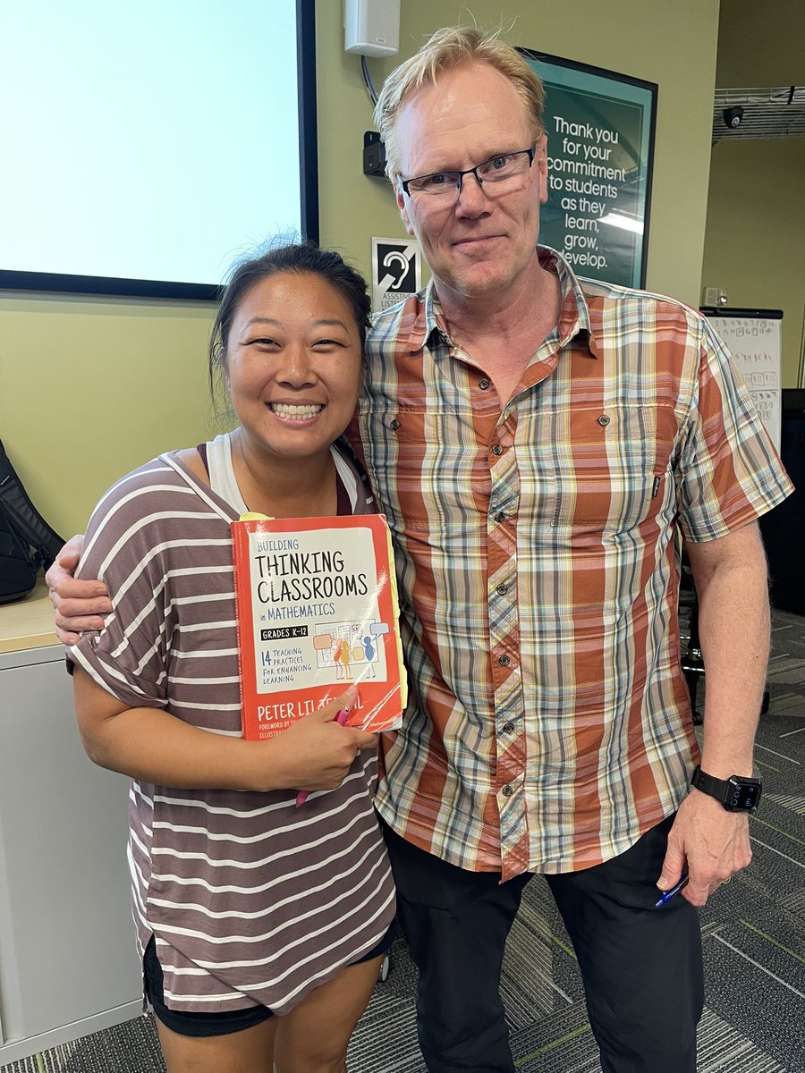 mathymindset's tweet image. the best PD I've been to! but @pgliljedahl, I have so many questions that weren't asked/answered!!

#ITeachMath #ITeachSecondary #mtbos #LoveKidsLoveMath #MathAtLadue #BuildingThinking