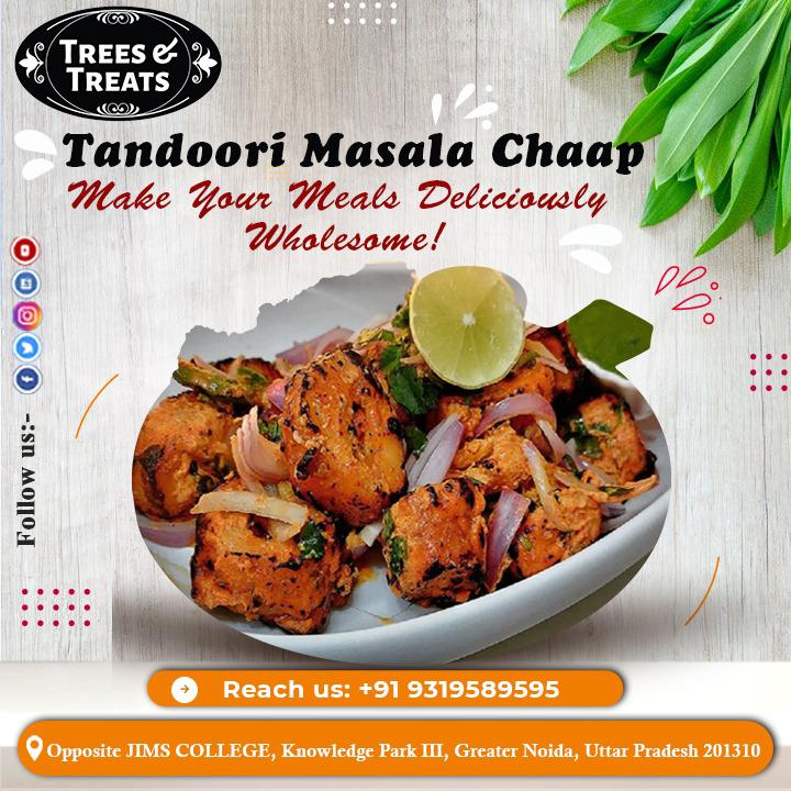 Taste the Deliciousness..
Today's Special 'Tandoori Masala Chaap' Must Try..

Chaap lovers do give a like and feel free to share your emotions for your love Chaap
To reserve your table, please call : +91 93195 89595

#malaichaap #tandoorichaap #tandoorimalaichaap #chaapmasala