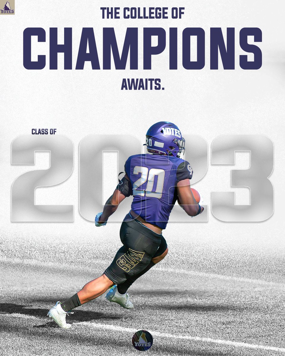 KallRenner's tweet photo. Yotes‼️ Very excited to have received an offer to The College of Idaho 💜🤍
@YotesFootball @CoachANelson04 @CoachJewell @LandonGammell @RAREAcademyID @NickFarman55 @BrandonHuffman @EagleMustangs https://t.co/YPjWf3QYuU