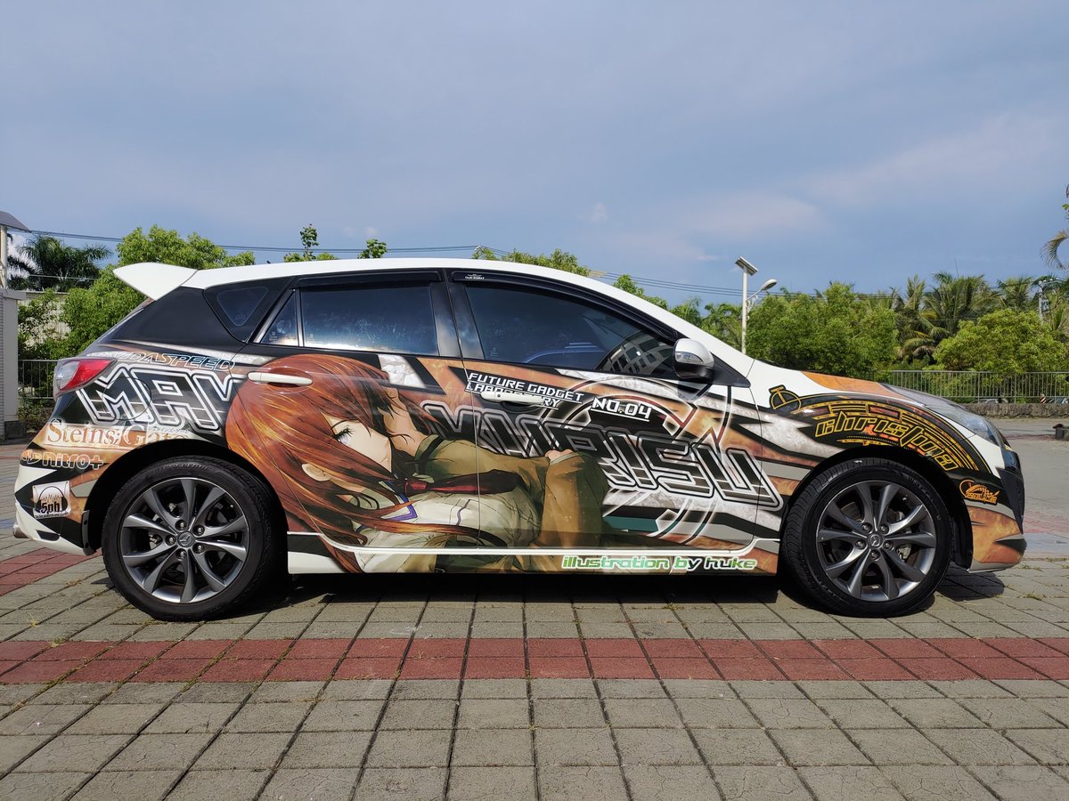 kage3328's tweet photo. ［痛車］
主題：命運石之門/Steins;Gate/シュタインズ・ゲート
角色：牧瀨紅莉栖/makise kurisu/まきせ くりす
#命運石之門
#SteinsGate
#シュタインズゲート
#牧瀨紅莉栖
#makisekurisu
#まきせくりす
#痛車
#itasha https://t.co/G0UhRhxBI7