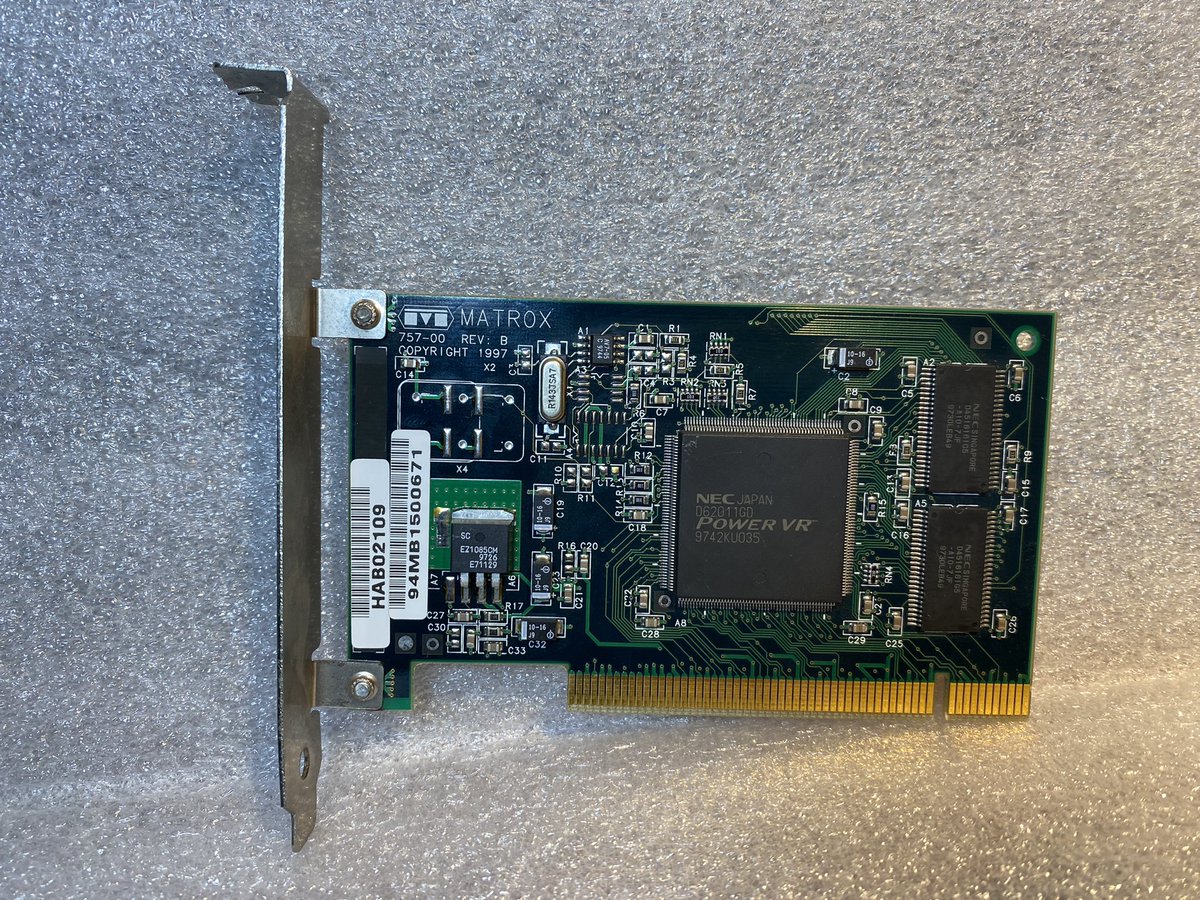 ThisOldTech2's tweet photo. I can’t wait to play with this… 25 years ago I loved this graphics card. #gpujune2 https://t.co/NmJboxbwbE