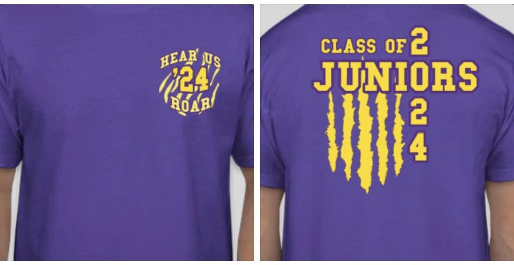 JUNIOR CLASS SHIRT ORDERS: Class Shirt orders will be taken through Tuesday, July 12, and can be picked up at Orientation Monday, August 8. To order a class shirt, see link below… columbia.revtrak.net/high-schools/c…