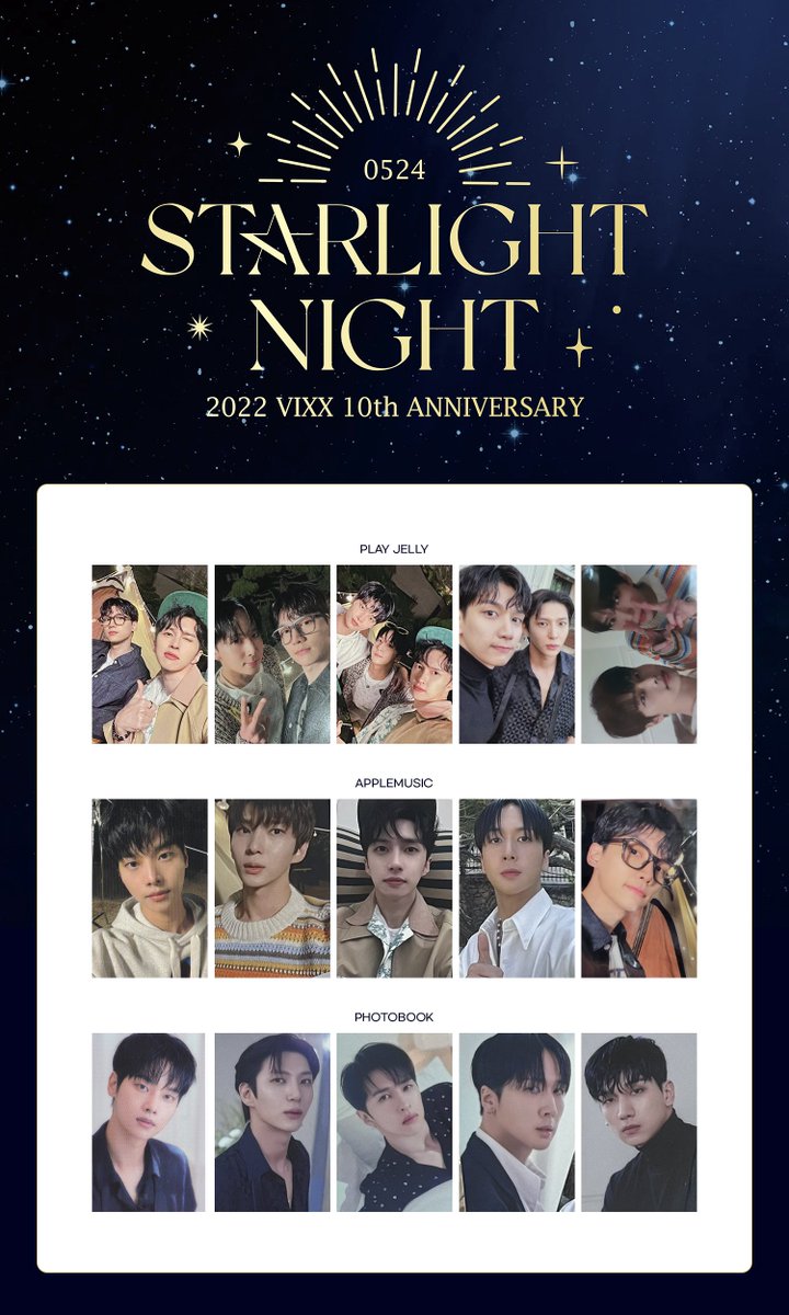 ifljh's tweet photo. VIXX 10th ANNIVERSARY [STARLIGHT NIGHT]
Photocard template Update

*원본 출처-타래 링크 https://t.co/PVVW0zYpKi
