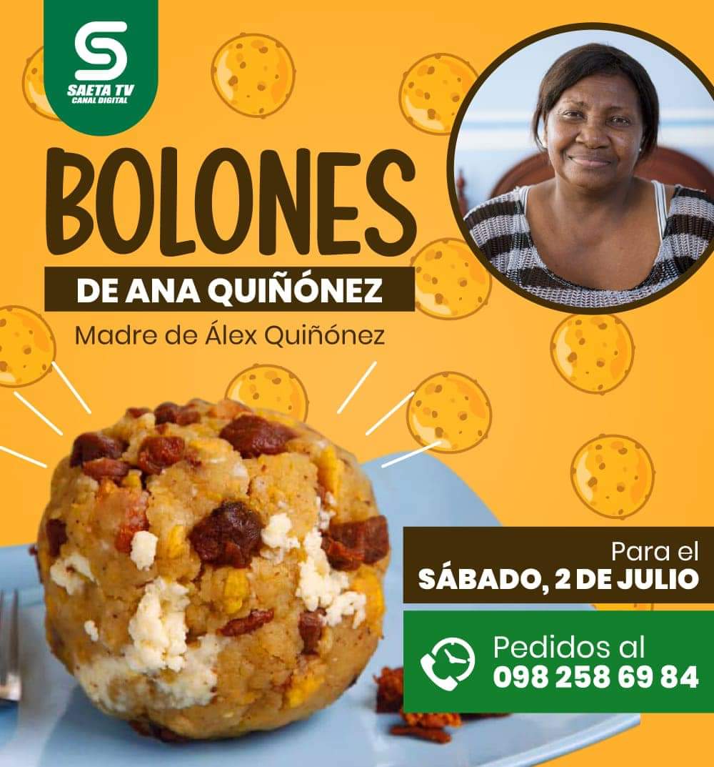IvanaCarriel's tweet photo. Hola amigos, este sábado doña Ana, mamita de Alex Quiñonez estará vendiendo bolones, ella esta pasando una difícil situación económica después de la muerte de su hijo y requiere la ayuda de todos. 
Hagan sus pedidos al número que está en la imágen. https://t.co/X6qnAXzqvR